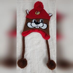 Buc-ees Beanie Toboggan knit Red Unisex